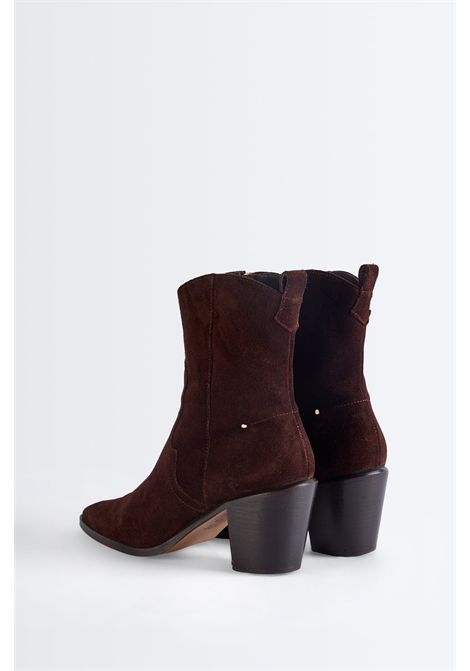 Vanessa Bruno Calf Leather Santiag Ankle Boots Ebony Women's Vanessa Bruno |  | 5HVF27-V31623126